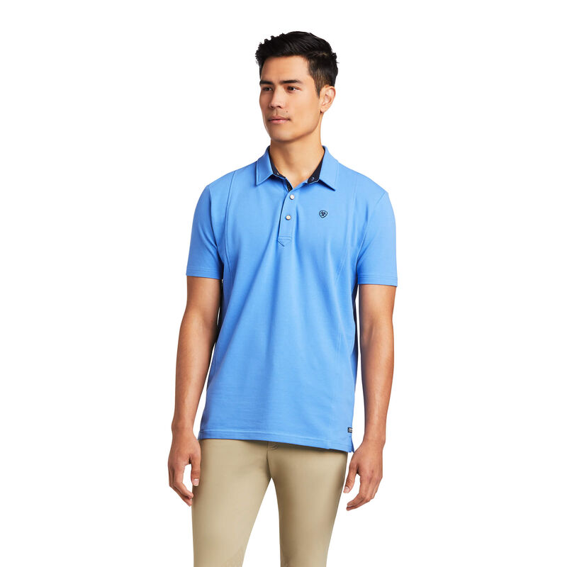 Ariat Polo Herren - Medal Blau ( GQRBV-7465 )